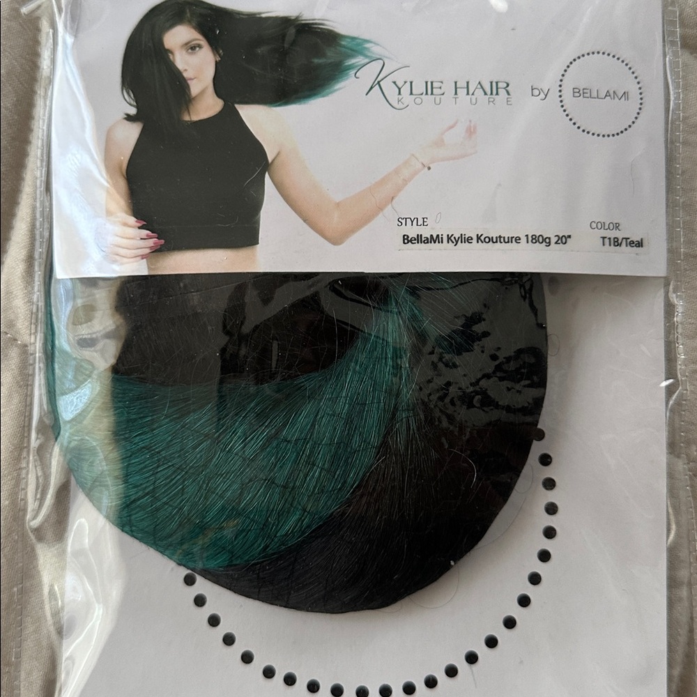 BELLAMI Kylie Hair Couture in Black and Teal
